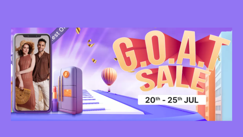 Flipkart GOAT Sale dates, discounts, top deals and offers