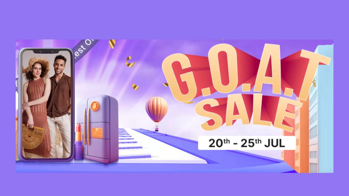 Flipkart GOAT Sale 20th - 25th July