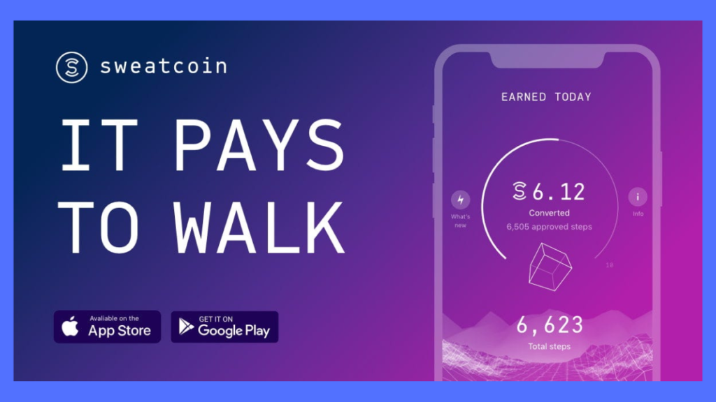 Sweatcoin with Sweat Wallet: Walk and Earn money for free
