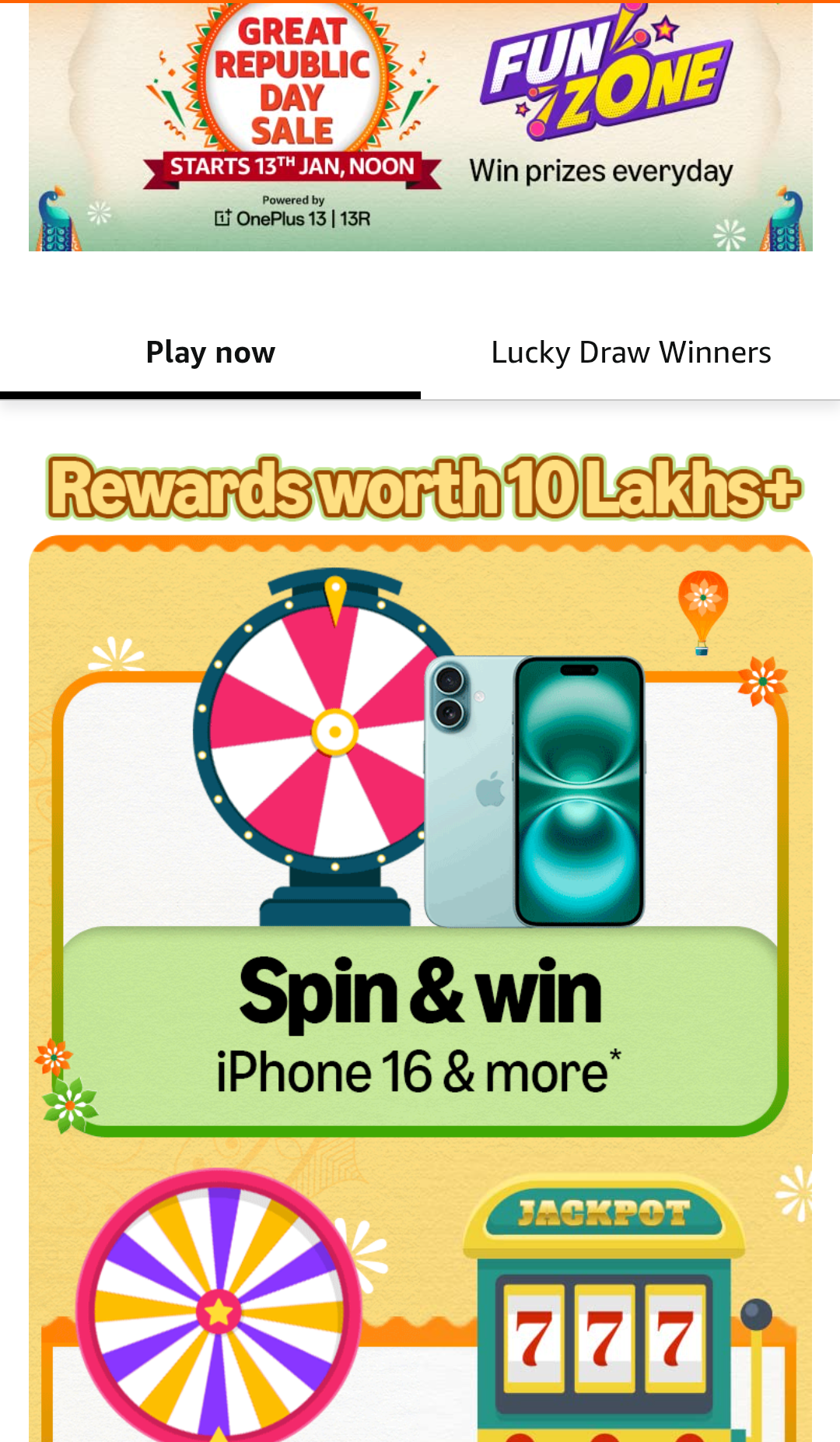 Amazon Republic Day Quiz Answers 2025: Win an iPhone 16 & Cashback!